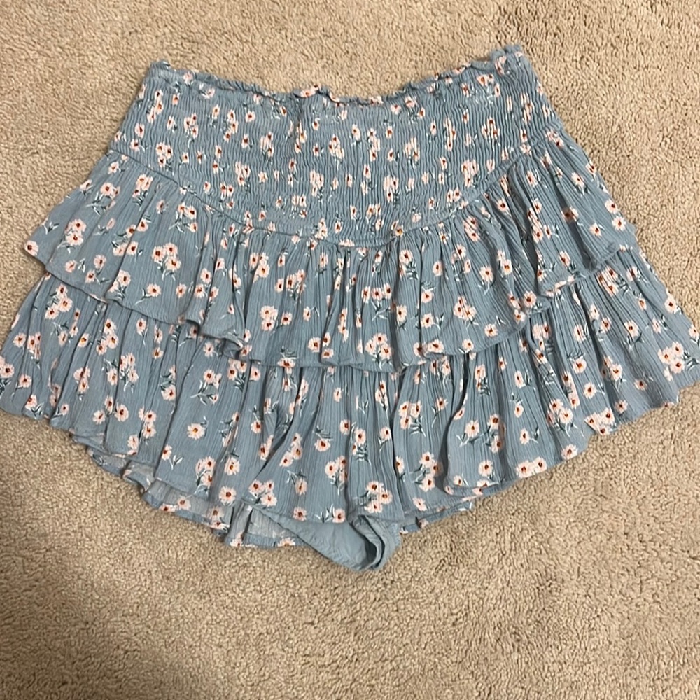 Rock n rags mini skirt with flowers